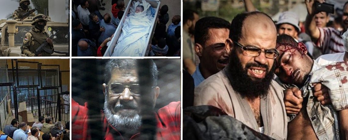  العربية لحقوق الإنسان: الانتهاكات الحقوقية تتصاعد منذ الانقلاب