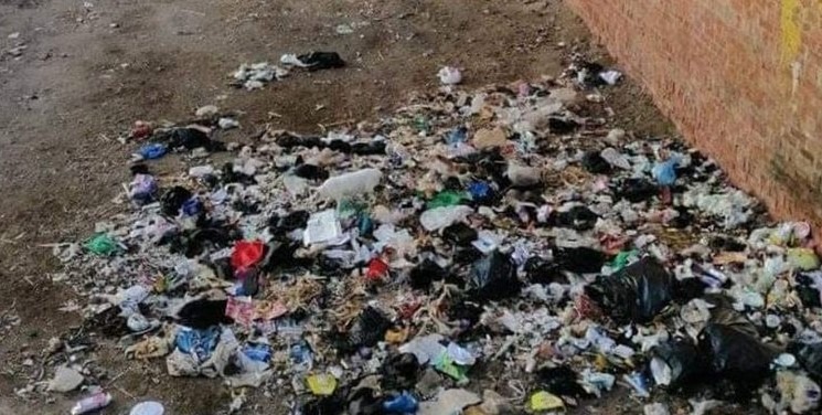  أبوكبير تعاني من انتشار القمامة