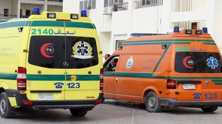  إصابة 4 عمال في انقلاب سيارة بمنيا القمح