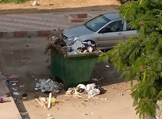  أهالي أبوحماد يطالبون بزيادة صناديق جمع القمامة