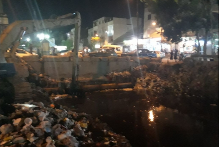  مطالبات بزيادة ارتفاع سور مصرف كفر أبومسلم بأبوحماد
