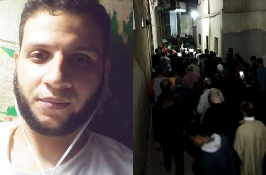  وسط إدانات للجريمة.. تشييع جنازة الشهيد “جهاد عبد الغني” ضحية الإهمال الطبي