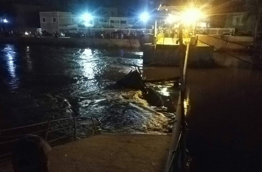  منيا القمح.. انهيار الكوبري القديم بقرية العزيزية