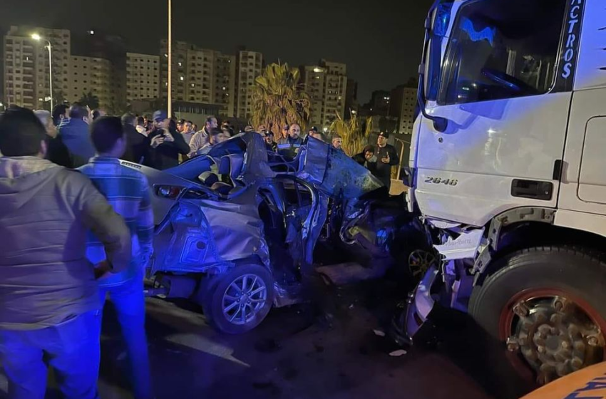  مصرع وإصابة 3 أشخاص بحادث تصادم في الزقازيق