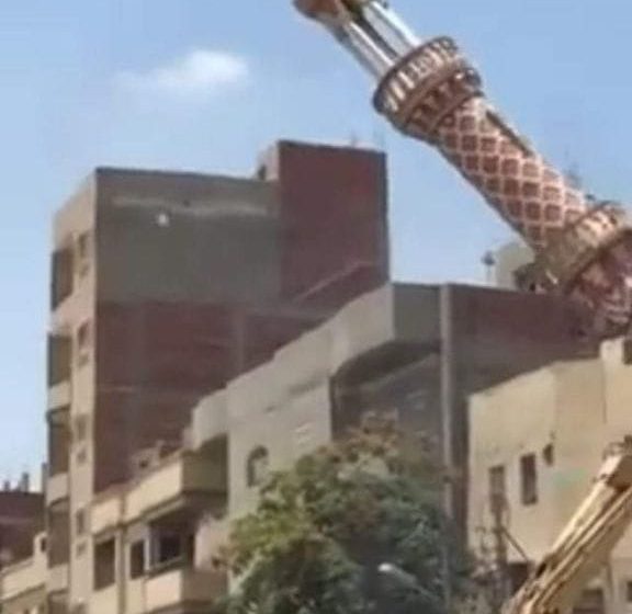  غضب بين أهالي بلبيس بسبب هدم المنازل والمساجد في قرية غيتة