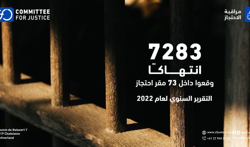  كوميتي جستس: 7283 انتهاكا لحقوق المحتجزين خلال 2022